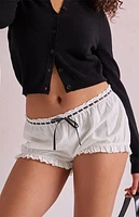 Beverly and Beck Tie Front Bloomer Shorts