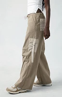 Pacsun Brown Toggle Baggy Cargo Pants