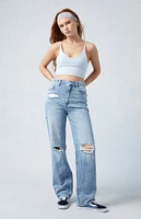 PacSun Light Blue Ripped '90s Boyfriend Jeans