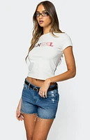 Edikted Angel Patch T-Shirt