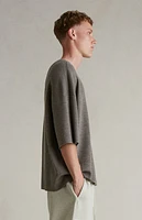 Fear of God Essentials Homestead Heather Merino Wool Short Sleeve Knit T-Shirt