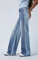 PacSun Eco Two-Tone Mid Rise Baggy Jeans