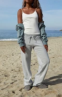 John Galt White Skylar Bows Tank Top