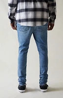 PacSun High Stretch Indigo Stacked Skinny Jeans