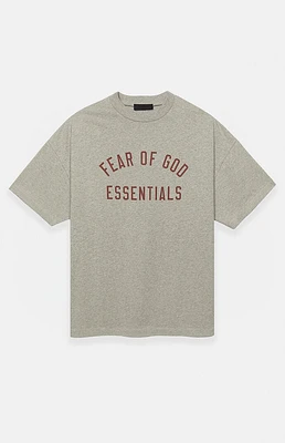 Fear of God Essentials Dark Heather Oatmeal Crew Neck T-Shirt