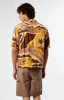Pacsun Printed Camp Shirt