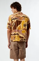 PacSun Printed Camp Shirt