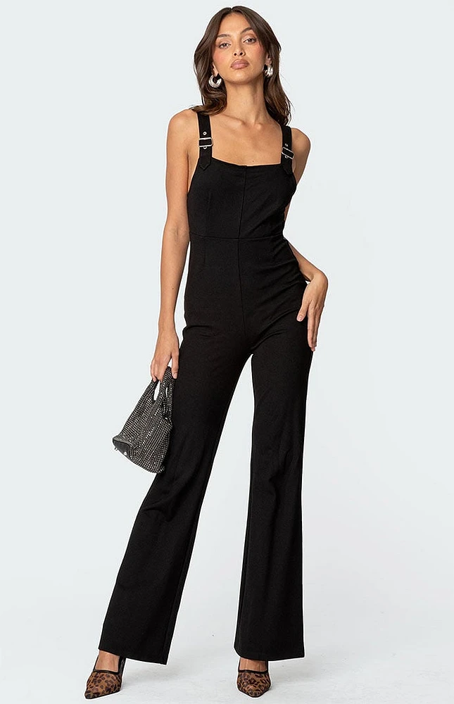 Edikted Bianka Buckle Strap Jumpsuit