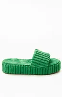 Women's Towel Platform Slide Sandals