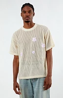 PacSun Flower Crochet Oversized T-Shirt