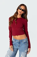Edikted Haven Open Back Top