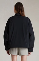 Fear of God Essentials Women's Jet Black Filled Bomber Jacket