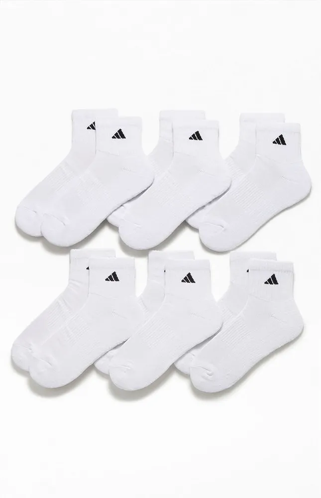 adidas 6 Pack Athletic Quarter Socks