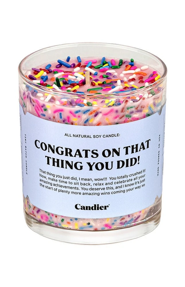 Candier Congrats Candle