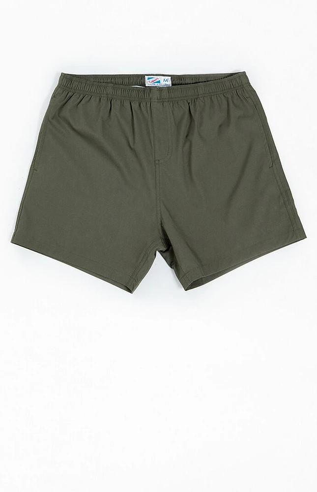 Bermies Green Pineapples Sport Shorts