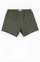 Bermies Green Pineapples Sport Shorts