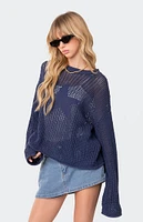 Seeing Stars Oversized Sweater