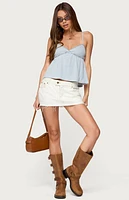 Edikted Orietta Striped Babydoll Top