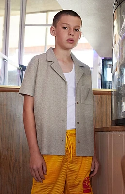 Pacsun Kids Boucle Camp Shirt