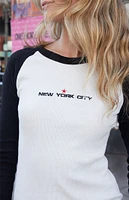 John Galt NYC Long Sleeve Raglan T-Shirt