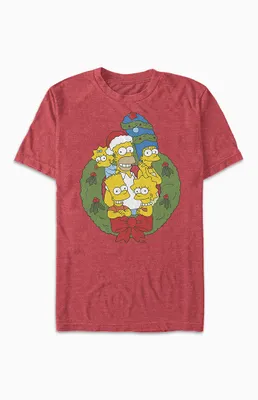 The Simpsons Family Holiday T-Shirt