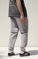 PacSun Gray Zip Off Performance Cargo Joggers