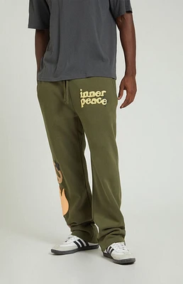 PacSun Inner Peace Puff Graphic Sweatpants