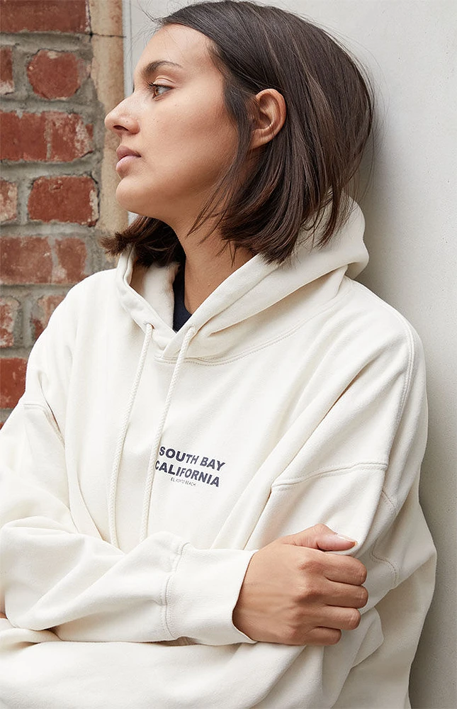 John Galt White South Bay Hoodie