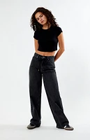 PS Basics by Pacsun Queen Cropped T-Shirt