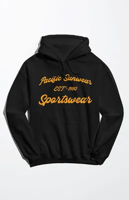 Pacific Sunwear Script 1980 Sportswear Hoodie