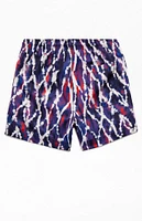 PacSun XYZ AOP 4.5" Swim Trunks