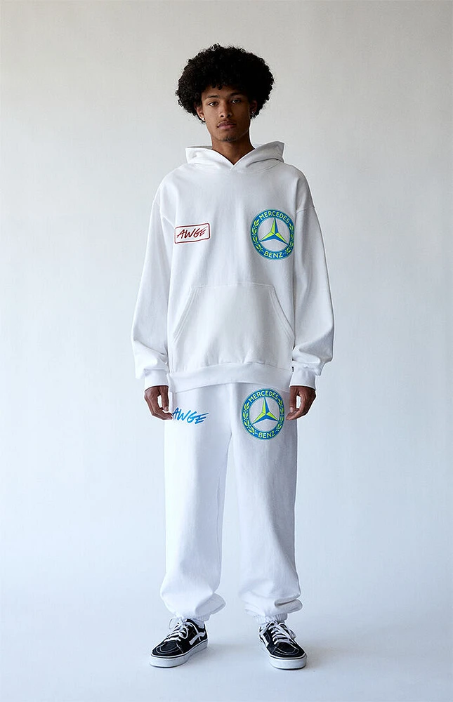 x Mercedes Benz White Hoodie