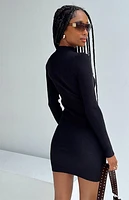 Princess Polly Lyvia Long Sleeve Mini Dress