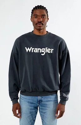 Wrangler x PacSun Logo Crew Neck Sweatshirt