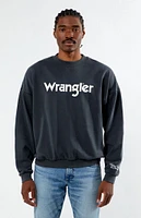 Wrangler x PacSun Logo Crew Neck Sweatshirt