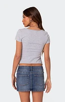 Edikted Ava Ruched Top
