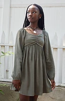 Pacsun Kids Solid Long Sleeve Dress