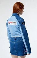 Formula 1 x PacSun Denim Moto Jacket