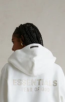 Fear of God Essentials Women's Cloud White Classic Zip Up Hoodie