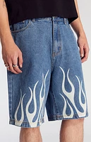Pacsun Inferno Denim Baggy Shorts