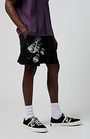 Pacsun Life Of Bliss Fleece Volley Sweat Shorts