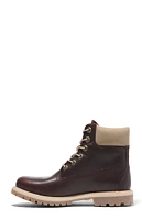 Timberland Women's Burgundy Premium 6inch Waterproof Lace-Up Boots