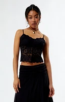 LA Hearts Lace Cami Top