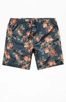 Rhythm Tropical Paisley 8" Swim Trunks