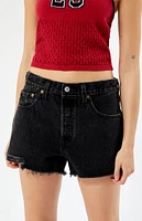 Levi's Black 501 Denim Shorts