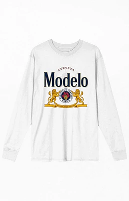 Modelo Beer Logo Long Sleeve T-Shirt
