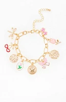 LA Hearts Anya Charm Bracelet
