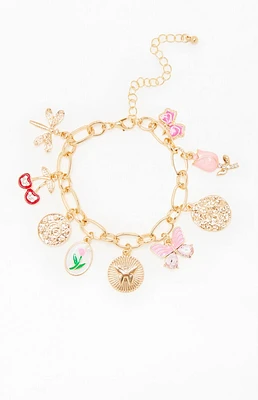 LA Hearts Anya Charm Bracelet
