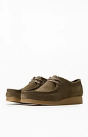 Clarks Olive Wallabee Evo Low Shoes