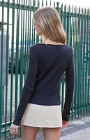 John Galt Josephine Long Sleeve Top